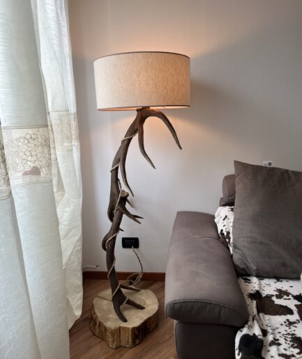 Lampada corna di cervo