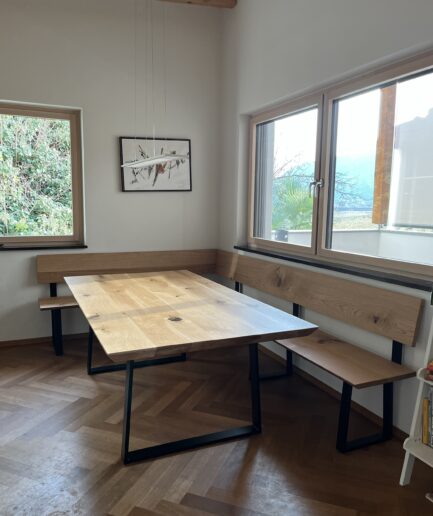 Tavolo in Rovere nodato